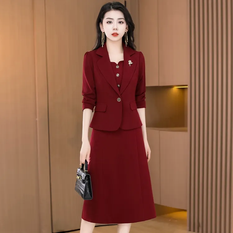 十一喜婆婆婚宴装套装女2025新款春秋妈妈结婚长辈礼服高端连衣裙