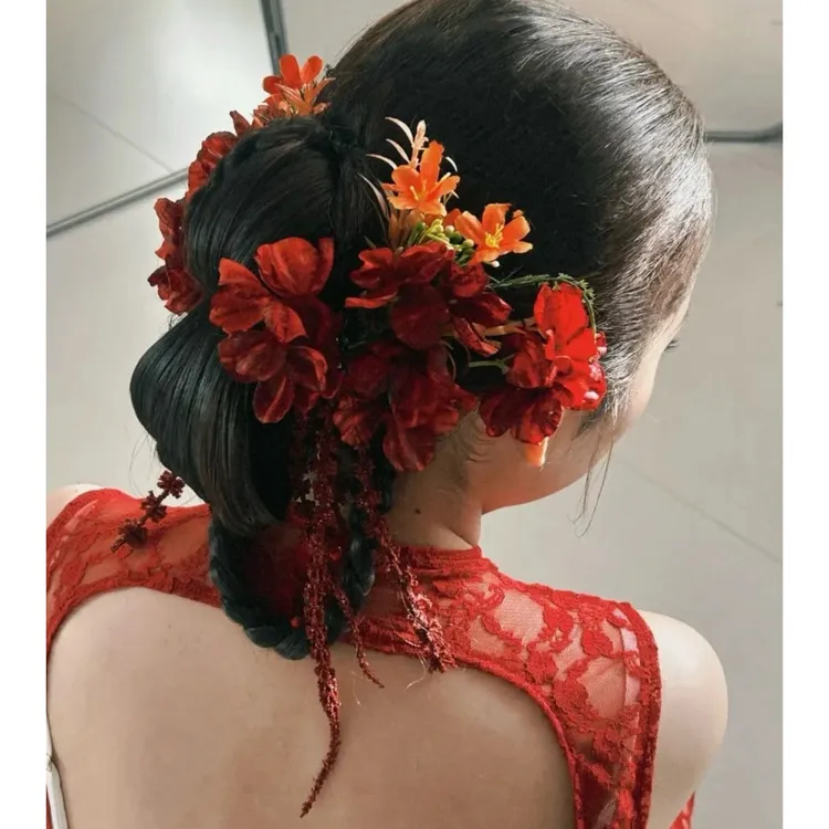 T7012新款新娘新中式敬酒小众头饰