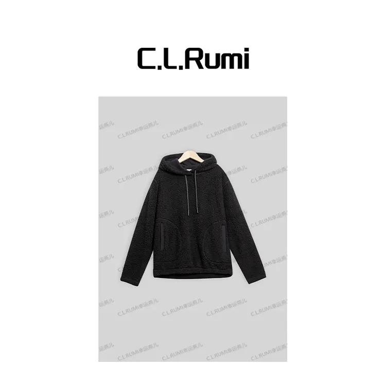【Rumi时装】暖冬 时尚休闲保暖宽松百搭加厚连帽卫衣4558wy