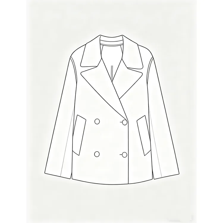 【Montendre】秋冬新款 T 翻领精纺羊毛经典版型时尚毛呢大衣外套女