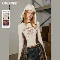 0049【金拐子专属】UNIFREE学院风长袖T恤U243G355Z1U1