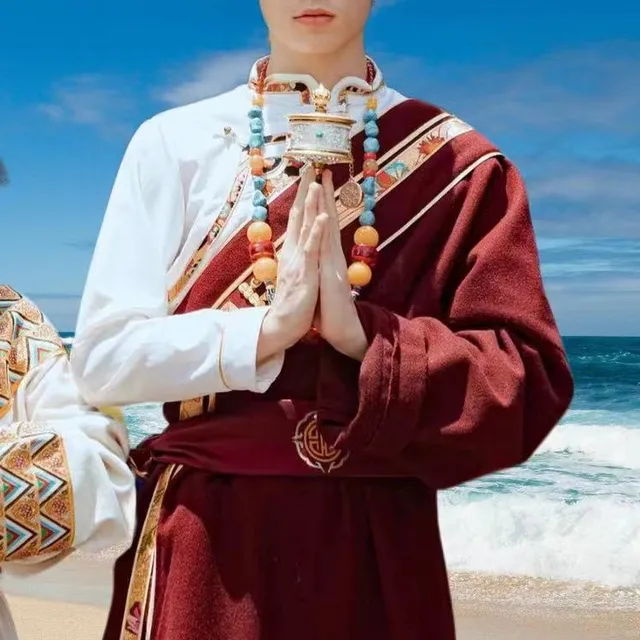 男藏新装、女贵族藏袍、藏族旅游、少数民族风格藏族舞蹈表演