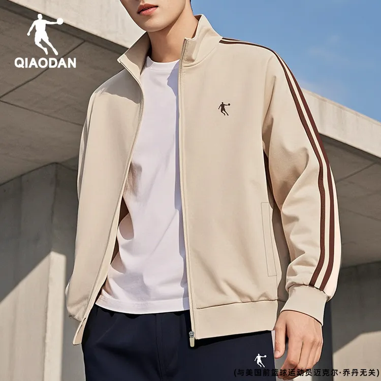 乔丹外套男2025冬季新款官方正品休闲夹克跑步运动服男士立领上衣