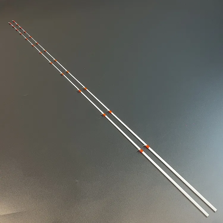 全陶瓷5.5口径岸筏抛投玻仟竿梢 海钓船钓19调性竿稍（白）
