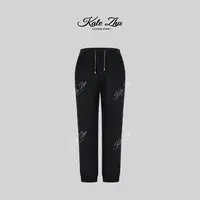KALE ZHU男士高克重松紧腰休闲束脚裤 KZFB3K928