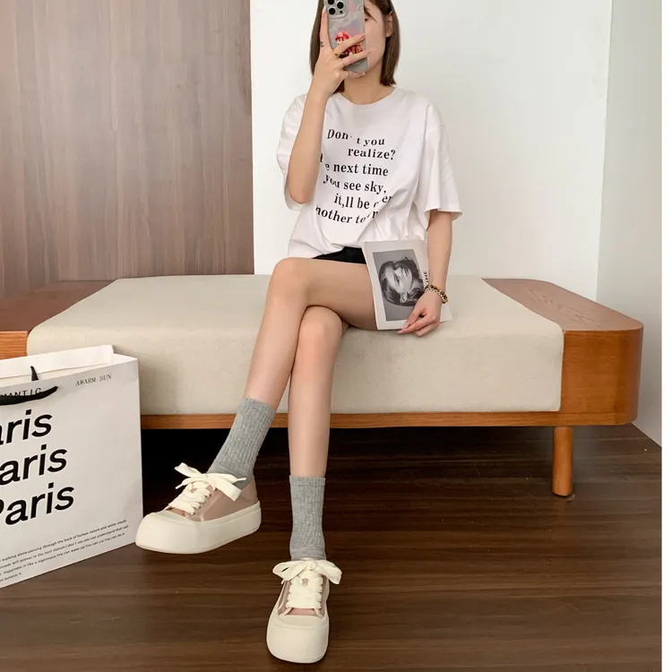 粉红/绿/银/黑多色可选加宽新款复古增高丑萌大头厚底百搭休闲鞋