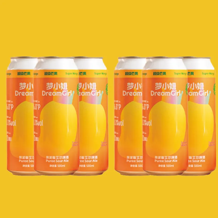 沙坡尾 8月产 梦小姐五周年 500ml 果泥酸艾尔 6听装 精酿啤酒