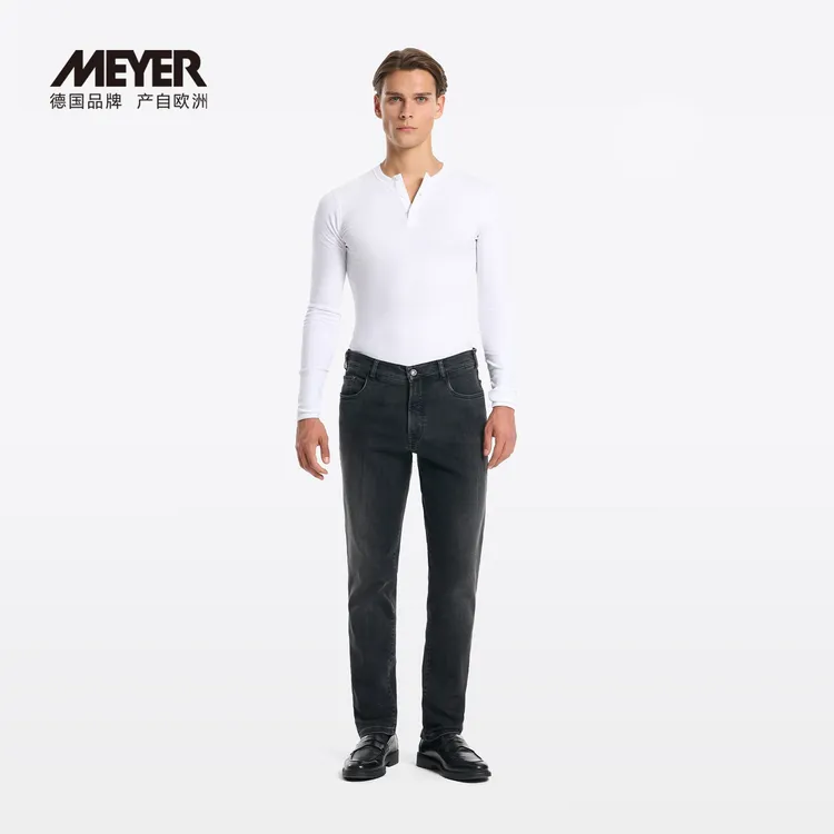 MEYER德国迈雅 25秋冬新款牛仔裤五袋男裤高弹保暖26294-SARDEGNA