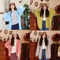 陈大器【春日嫩芽】港风复古开衫慵懒百搭休闲针织毛衣JC1989338