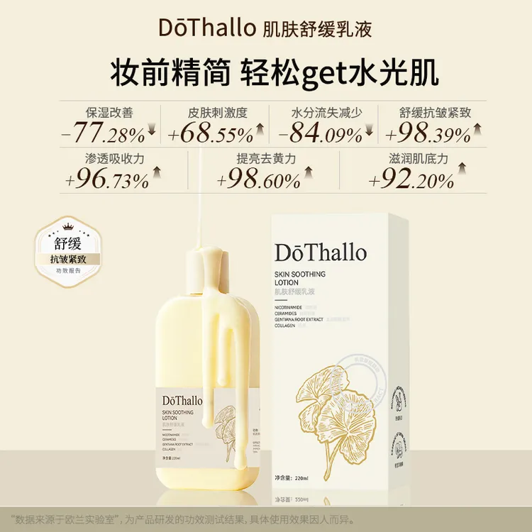 【黄油乳液】DoThallo肌肤舒缓乳液妆前打底的神！