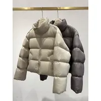 轻柔短款立领羽绒外套1998