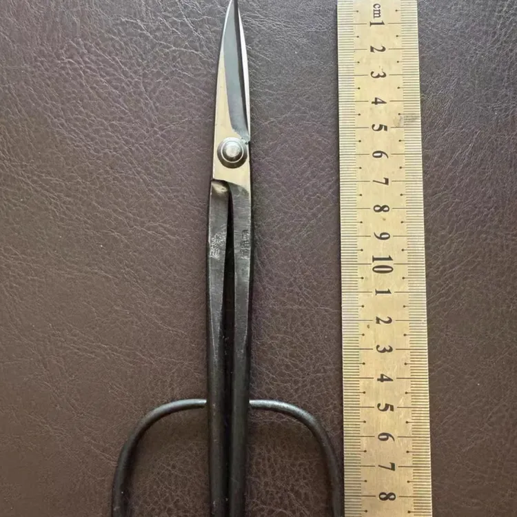 兼进38G 直柄芽剪经典款 全长205mm刃长55mm长柄小枝剪青纸钢手打