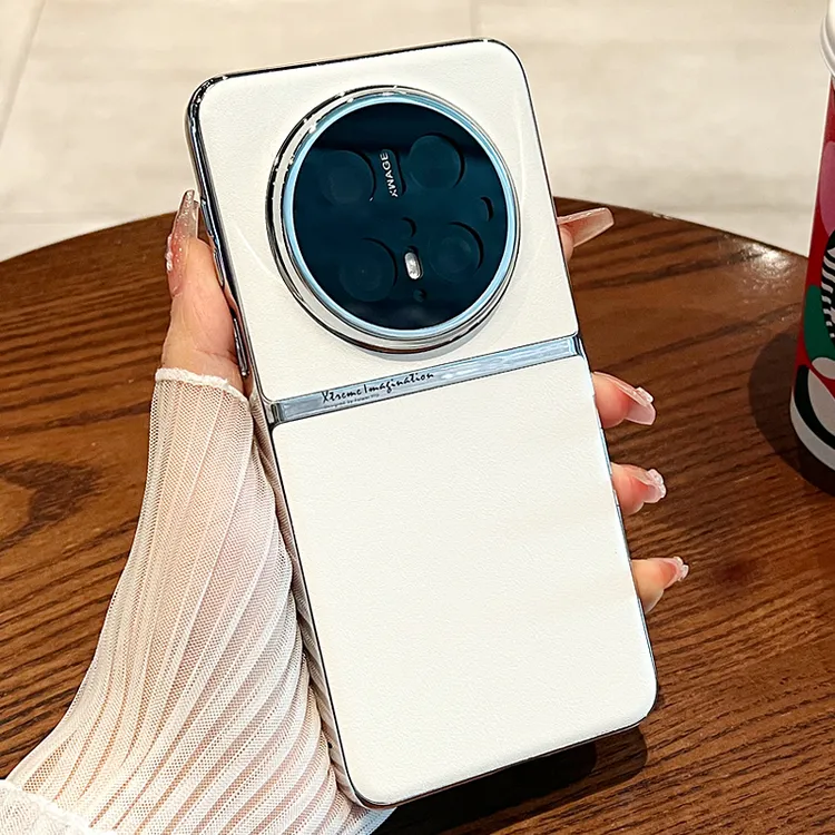 适用华为mate70pro手机壳新款高档皮质mate60pro全包防摔个性商务