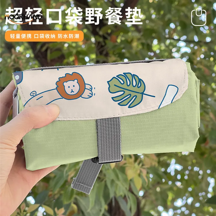 户外便携迷你野餐垫口袋防水防潮沙滩垫折叠露营地垫地布轻薄野餐