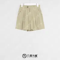 （几里）逐夏-时尚百搭夏季清凉宽松纯色短裤 裤长41 1062944