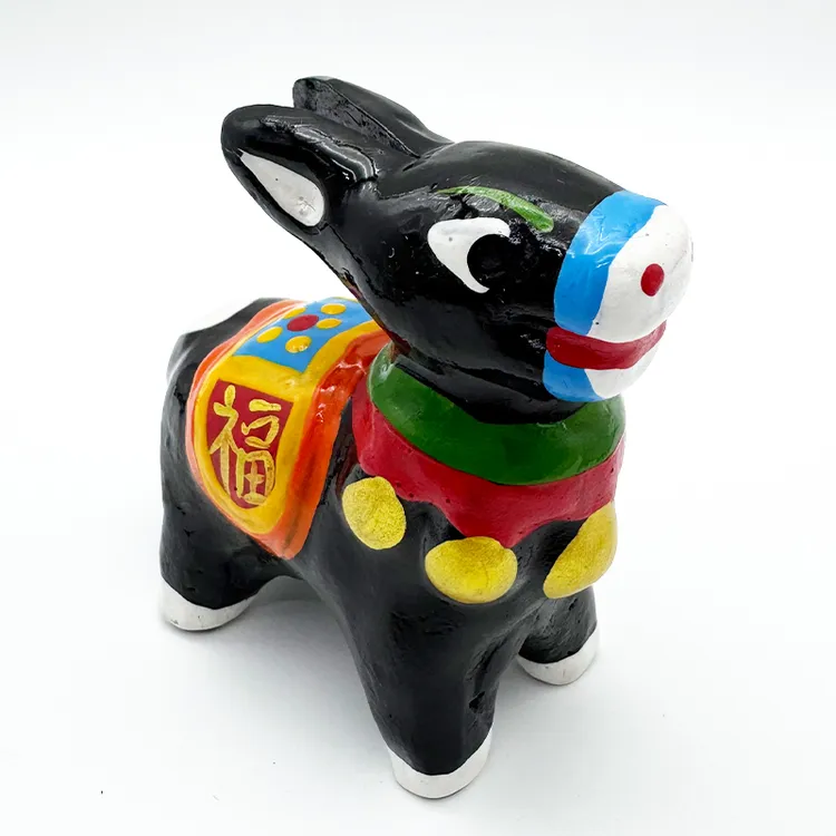 非遗泥咕咕小毛驴手工创意国潮摆件可吹响浚县特产文创礼品