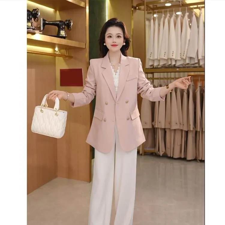 2025春秋气质百搭休闲西装外套女英伦风设计感西服上衣