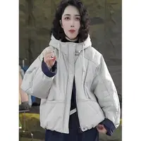 今日必入款,撞色连帽二棉棉服外套