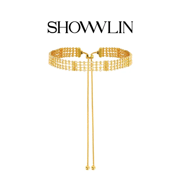 ShownLin 项链 原创设计款“烟花”可调节项链时尚choker