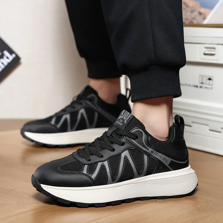 新款阿甘鞋男鞋软底防滑耐磨轻便百搭时尚潮流网面休闲鞋运动鞋