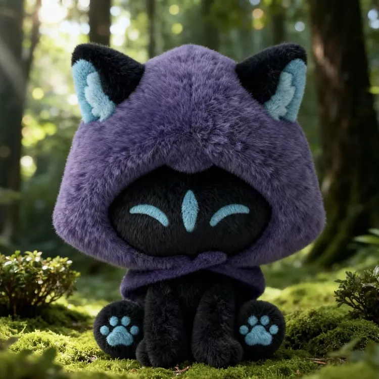 无畏契约幽影猫猫瓦罗兰特挂件OMEN玩偶同人周边礼物毛绒玩具礼物