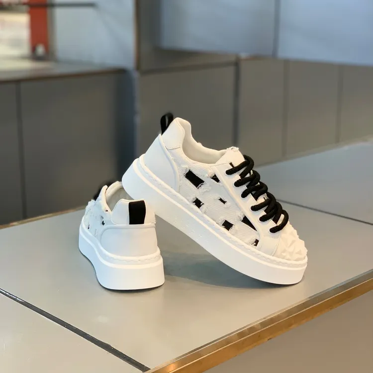 板鞋男鞋夏季厚底透气休闲板鞋单鞋鞋子小白鞋百搭韩版B2025-8