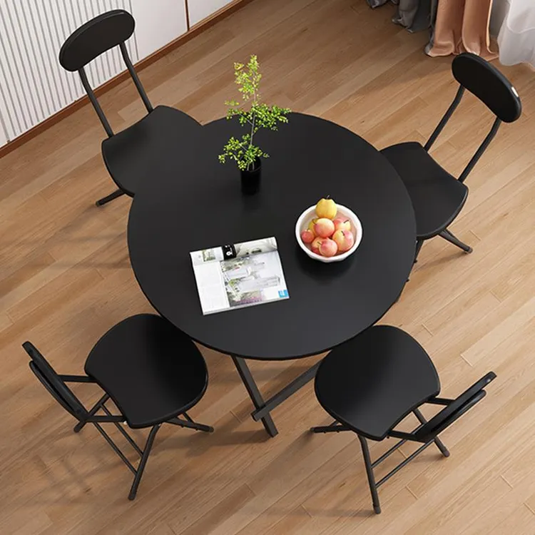 折叠桌餐桌家用小饭桌便携式户外折叠摆摊桌正方形简易小桌子租房