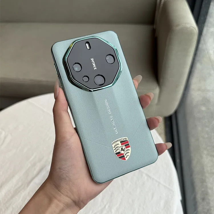 适用华为mate60RS非凡大师手机壳电镀素皮70Pro镜头全包超薄70rs