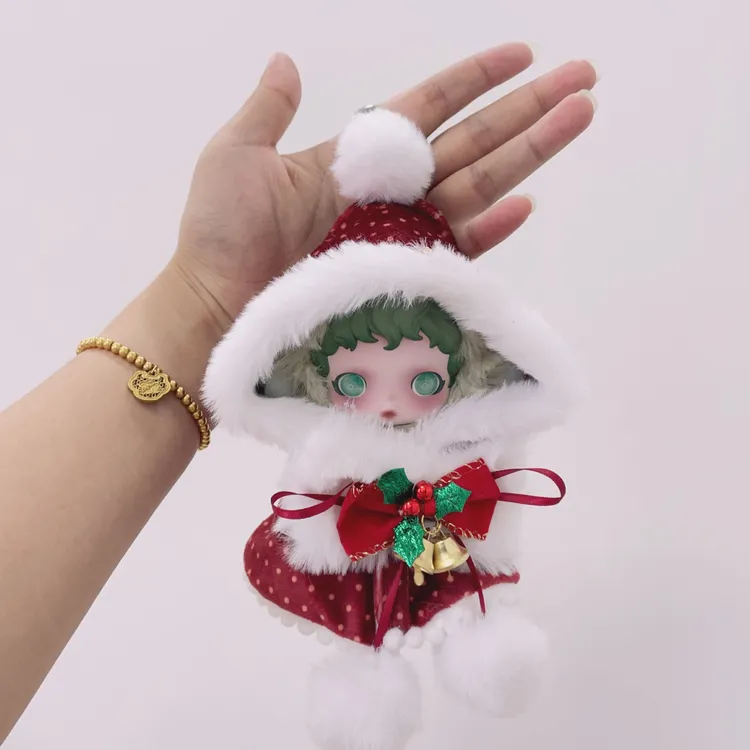 sp圣诞节娃衣光织园SKUluluPANDA冬日乐章娃衣服饰15cm娃娃衣服