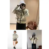 徐秋阳   岛屿开衫  秋季新款百搭时尚休闲显瘦显白毛衣SW004