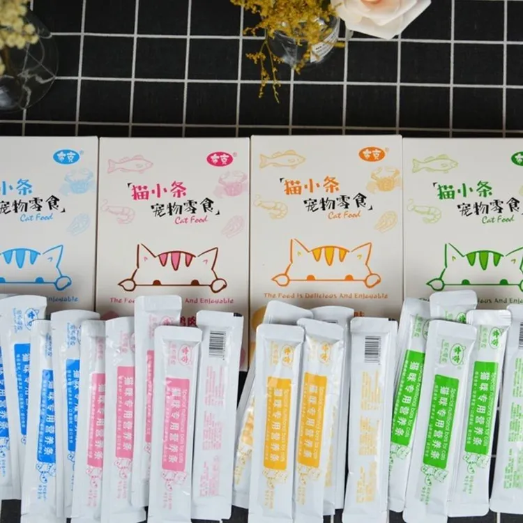 布克布克猫条80支/4盒装 宠物零食