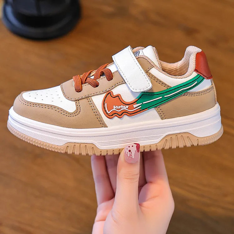 花花小黄鸭女童运动鞋2025年春季新款韩系潮流儿童小白鞋女孩鞋子