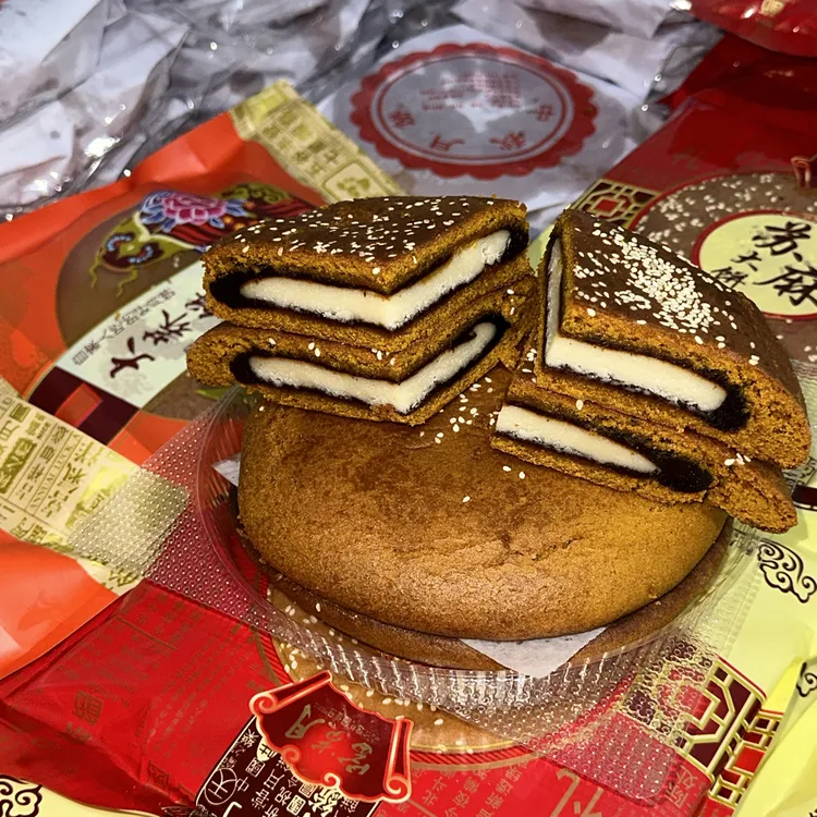 云南文山老式传统荞三合大饼送亲戚朋友领导客户礼盒包装