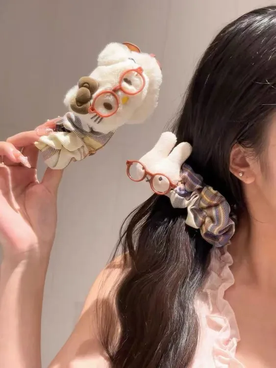 可爱卡通大号kt猫巨显发量香蕉夹后脑勺盘发百搭少女发饰马尾夹