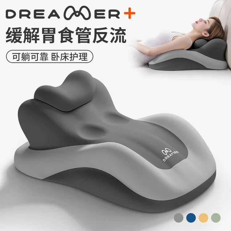 知梦人床头靠垫孕妇老人反酸逆流沙发靠背垫护腰半躺胃食管斜躺垫