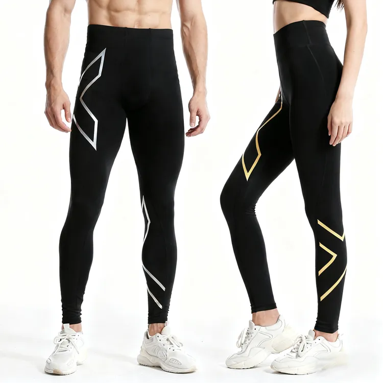 清仓无口袋秋冬加绒保暖高弹跑步裤男马拉松运动紧身健身裤女长裤