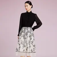 【晨粉专享价】桑蚕丝法式衬衫女高级感长袖上衣约会通勤必备衬衫