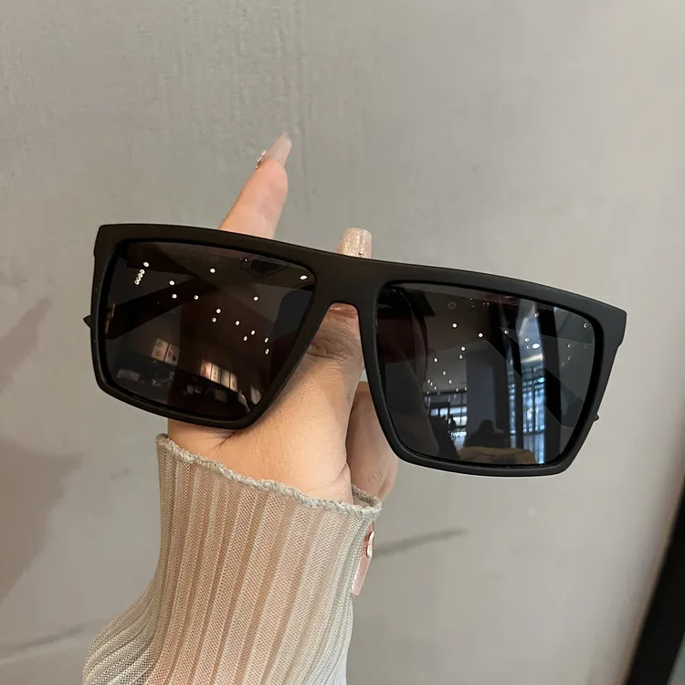 方框偏光复古墨镜男士太阳镜防晒紫外线遮阳开车休闲时尚休闲登山