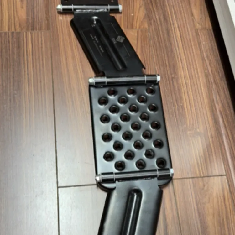 活动上车踏板适配自卸工程车悬挂U型脚踏板