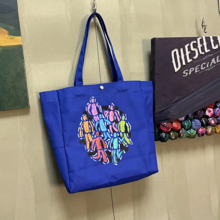 丙烯颜料创意手工帆布包