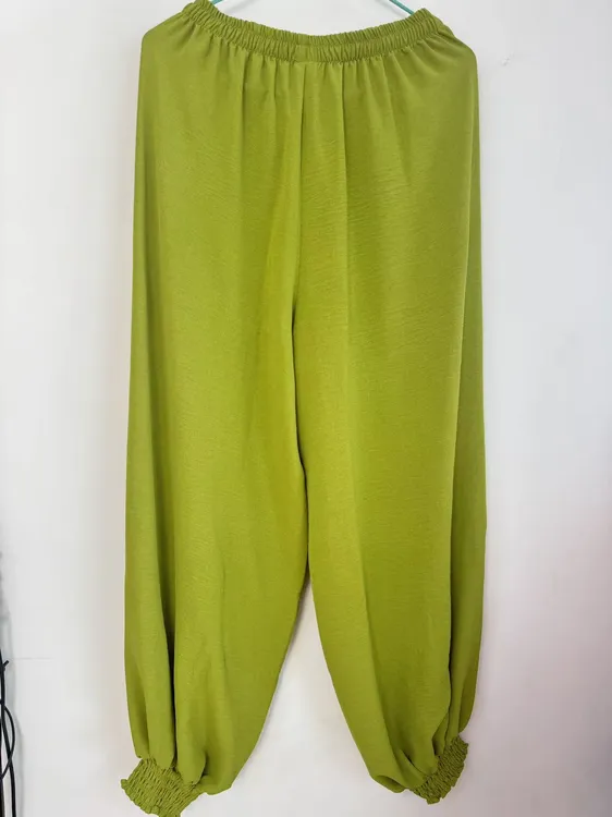 【荷叶裤】软棉麻太极裤垂顺飘逸不起皱不缩水有弹力男女同款