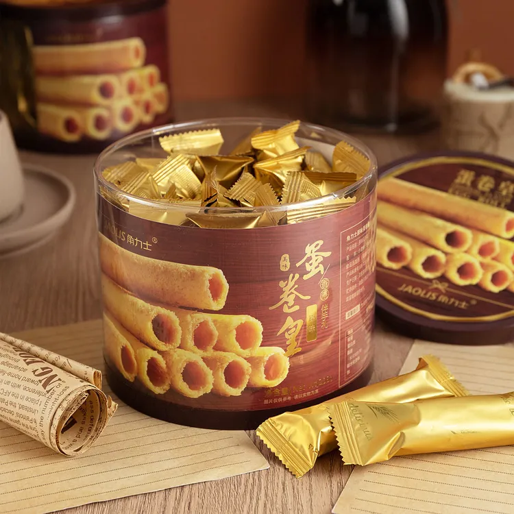 港式鸡蛋卷零食小吃健康网红零食蛋酥卷独立包装伴手礼蛋卷皇批发