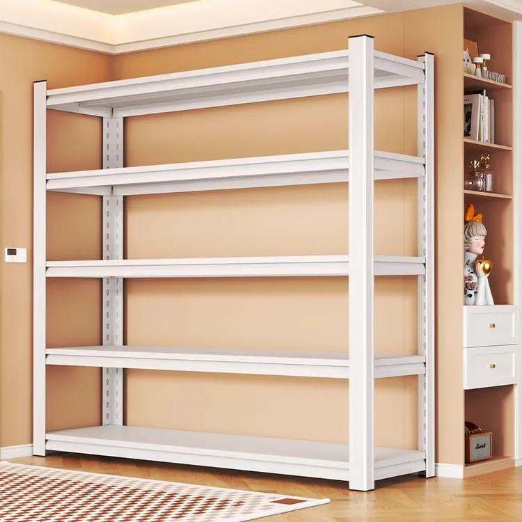 家用置物架多层收纳架客厅书架杂物间整理架地下室储物架落地货架