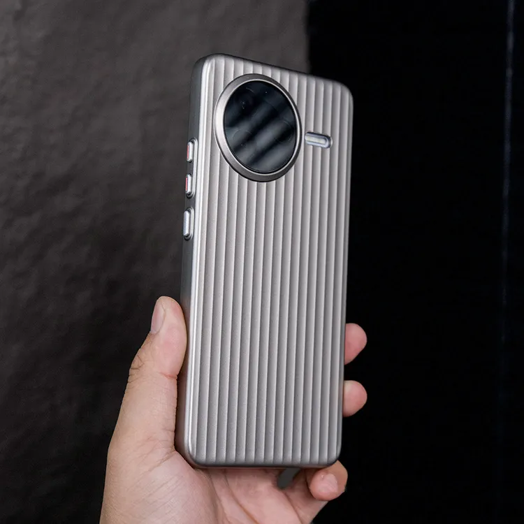 超薄磨砂瓦楞纹适用红米k80至尊版手机壳k80简约肤感高级感保护套