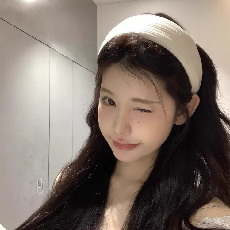 高品质加宽加厚褶皱宽边发箍增高颅顶头箍女精致外戴百搭头发饰