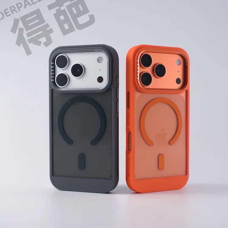 得葩透明散热边框苹果17promax磁吸手机壳iphone17pro软边防摔套