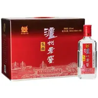 泸州老窖头曲小酒礼盒装自饮浓香型白酒 J 52度165ml*6