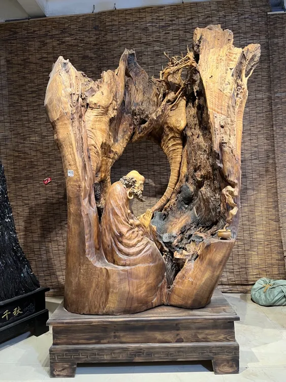 达摩祖师 原创艺术根雕摆件