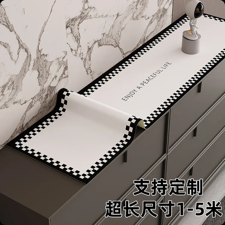 防水桌布防油茶几垫免洗防烫方形电视柜防划餐边柜台面垫桌垫防水