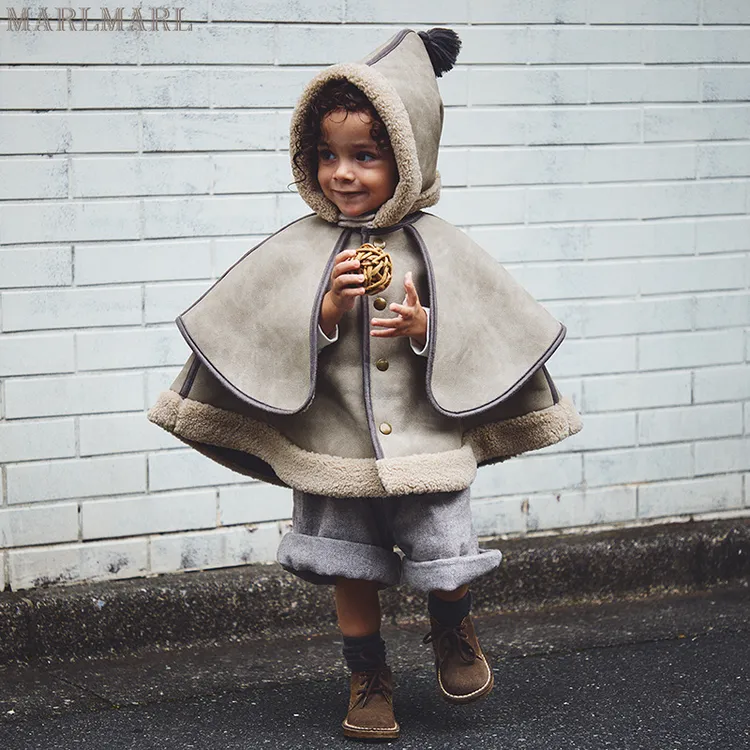 男童女童外套儿童秋冬款宝宝外套斗篷披风2024新款sonnet